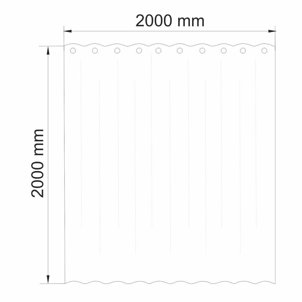 

Штора для ванны WasserKraft Ammer 2000х1800 мм полиэстер бежевая (SC-70101), Бежевый;голубой