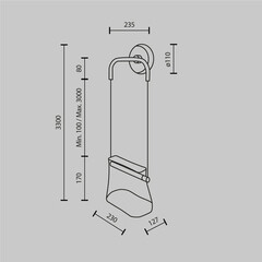 Бра Maytoni Comforty светодиодное 8 Вт 220-240 В латунь 3000К IP20 (MOD170WL-L8BS3K1) - фото 2