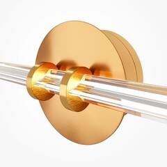 Бра Maytoni Inversion светодиодное 12 Вт 220-240 В латунь 3000К IP20 (MOD340WL-L10BS3K) - фото 5