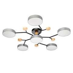 Изображение товара Люстра светодиодная потолочная Ritter Scandia 84 Вт 6400К 29 кв.м (52079 5)