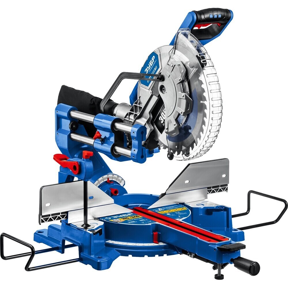 Изображение товара Пила торцовочная электрическая Зубр ППТ-305-П 2000 Вт 305 мм профессиональный инструмент