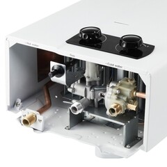 Колонка газовая Royal Thermo GWH 11 Piezo Pro проточная 22 кВт вертикальная - фото 4