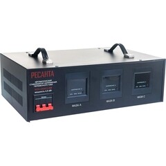 Стабилизатор напряжения Ресанта АСН-4 500-3 трехфазный 380 В 4,5 кВт напольный - фото 9