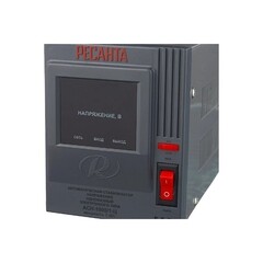 Стабилизатор напряжения Ресанта АСН-1 000-1-Ц однофазный 220 В 1 кВт напольный - фото 4