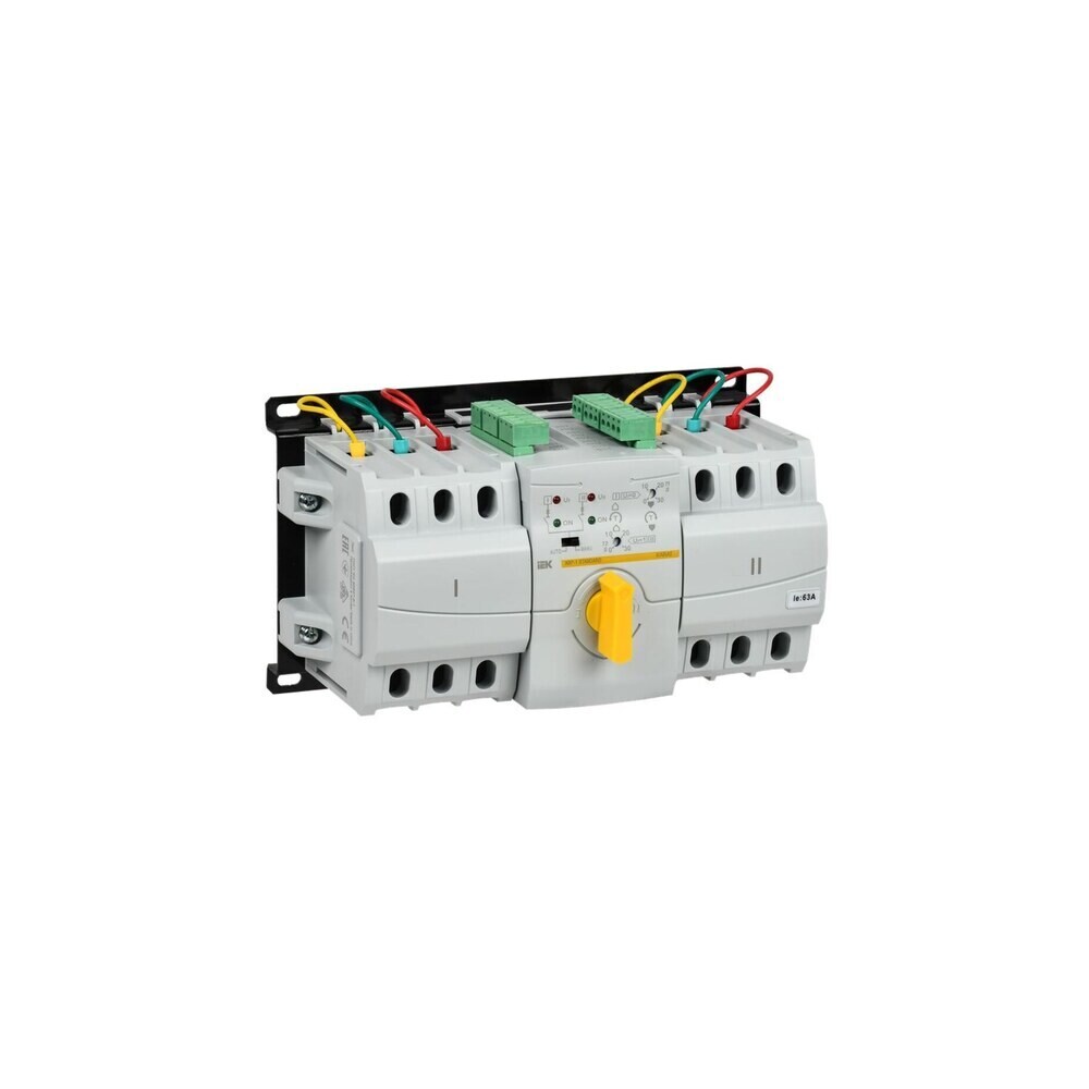 

Автоматический ввод резерва IEK Karat АВР-1 Standard 3P 63А 400 В на монтажную плату (MAT10-063)