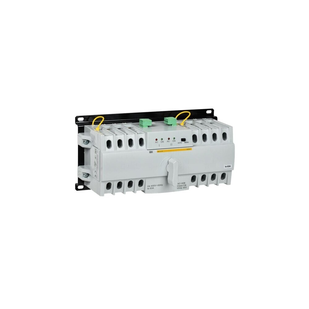 

Автоматический ввод резерва IEK Karat АВР-2 Lite 3P 63А 400 В на монтажную плату (MAT20-063)