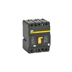 Изображение товара Автоматический выключатель в литом корпусе IEK Karat ВА88-33 3P 125А 35 кА 400 В (SVA20-3-0125)