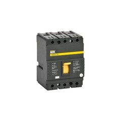 Автоматический выключатель в литом корпусе IEK Karat ВА88-33 3P 160А 35 кА 400 В (SVA20-3-0160) - фото 1