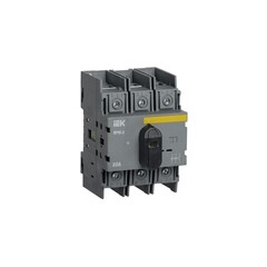 Изображение товара Выключатель-разъединитель IEK Karat ВРМ-2 3P 80А 400-690 В на DIN-рейку (MVR20-3-080)