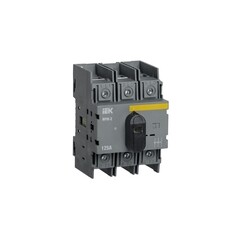 Выключатель-разъединитель IEK Karat ВРМ-2 3P 125А 400-690 В на DIN-рейку (MVR20-3-125) - фото 1