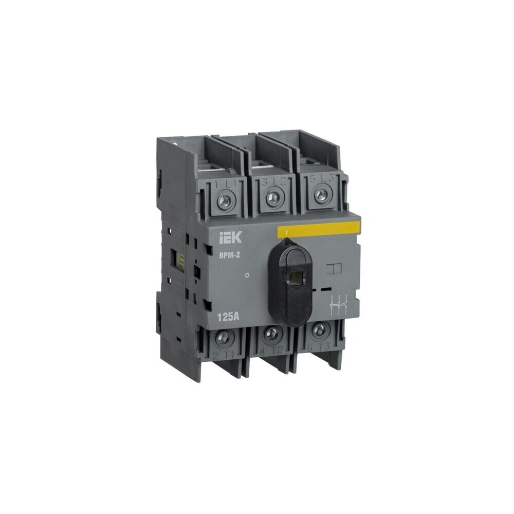 

Выключатель-разъединитель IEK Karat ВРМ-2 3P 125А 400-690 В на DIN-рейку (MVR20-3-125)