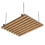 Кубообразные реечные потолки