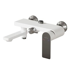 Душевая система Mixline City White с верхним душем с лейкой с изливом хром/белый (553216) - фото 8