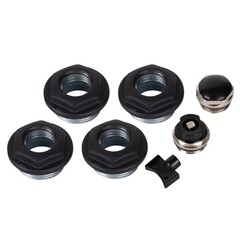 Изображение товара Набор присоединительный Royal Thermo 1" х 3/4" для радиатора черный 7 предметов (НС-1614228)