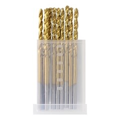 Набор сверл по металлу спиральных Hilberg Cobalt 5% Top 2х49 мм кобальтовое (10 шт.) (CO020-10) - фото 4