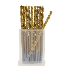 Изображение товара Набор сверл по металлу спиральных Hilberg Cobalt 5% Top 2,5х57 мм кобальтовое (10 шт.) (CO025-10)