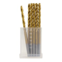 Набор сверл по металлу спиральных Hilberg Cobalt 5% Top 3,2х65 мм кобальтовое (10 шт.) (CO032-10) - фото 1