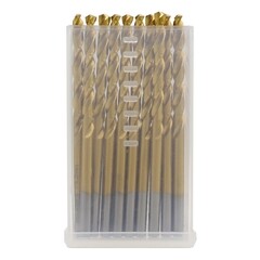 Изображение товара Набор сверл по металлу спиральных Hilberg Cobalt 5% Top 4,2х75 мм кобальтовое (10 шт.) (CO042-10)