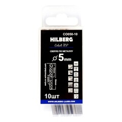 Набор сверл по металлу спиральных Hilberg Cobalt 5% Top 5х86 мм кобальтовое (10 шт.) (CO050-10) - фото 3