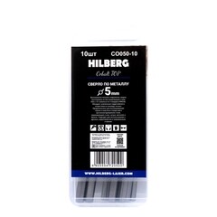 Набор сверл по металлу спиральных Hilberg Cobalt 5% Top 5х86 мм кобальтовое (10 шт.) (CO050-10) - фото 2