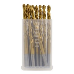 Набор сверл по металлу спиральных Hilberg Cobalt 5% Top 5,5х93 мм кобальтовое (10 шт.) (CO055-10) - фото 1