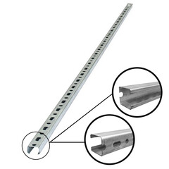 Профиль монтажный перфорированный П-образный 20х30х2000х1 мм - фото 2