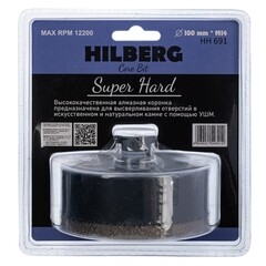 Коронка алмазная по керамограниту 100 мм Hilberg Super Hard (HH691) - фото 2