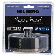 Коронка алмазная по керамограниту 120 мм Hilberg Super Hard (HH693) - фото 3