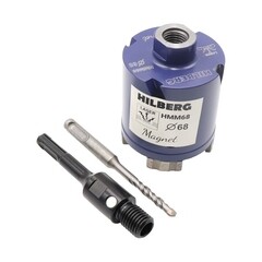 Коронка алмазная по бетону 68 мм SDS-plus Hilberg Laser Magnet с хвостовиком (HMM68) - фото 3
