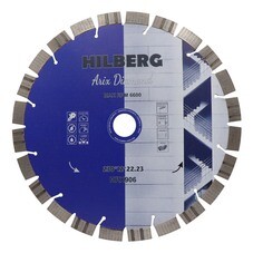 Диск алмазный по армированному бетону Hilberg Arix Diamond 230х22,23х2,6 мм турбосегментный сухой рез (HRX906)