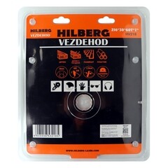 Диск пильный универсальный Hilberg Vezdehod 216х30х2,35 мм 60 зубьев (HV218) - фото 5