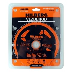 Диск пильный универсальный Hilberg Vezdehod 190х30х1,65 мм 24 зубьев (HVR190) - фото 6