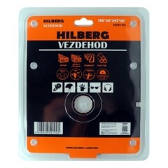 Диск пильный универсальный Hilberg Vezdehod 190х30х1,65 мм 24 зубьев (HVR190) - фото 5