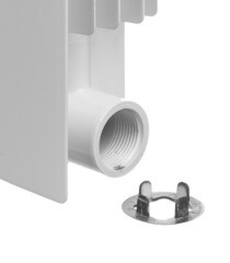 Радиатор биметаллический Global Style Extra 500 мм 12 секций 1" боковое подключение белый - фото 2