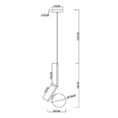Светильник подвесной Arte Lamp Bolla-Unica E14 40 Вт 1 кв.м бронза IP20 (A1924SP-1AB) - фото 2