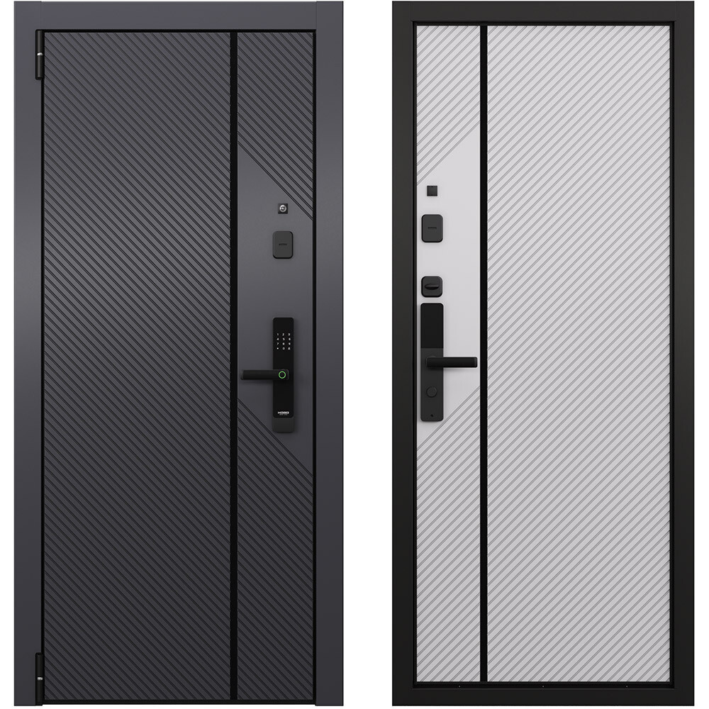 

Дверь входная Torex Талса Смарт левая оскуро - бьянко 950х2050 мм с электронным замком