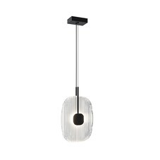 Светильник светодиодный подвесной Maytoni Eclipse 3000К 6 Вт 3 кв.м черный IP20 (MOD152PL-L1BK)