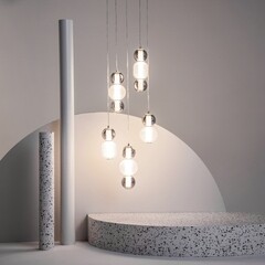 Светильник светодиодный подвесной Maytoni Drop 3000К 80 Вт 40 кв.м хром IP20 (MOD273PL-L80CH3K) - фото 3