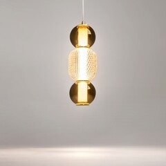 Светильник светодиодный подвесной Maytoni Drop 3000К 16 Вт 8 кв.м золото IP20 (MOD273PL-L16G3K) - фото 6