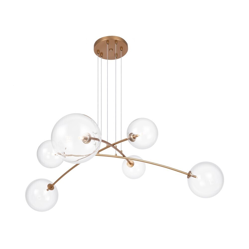 

Люстра потолочная Maytoni Mood G4 120 Вт 6 кв.м (MOD172PL-06BS)