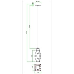 Светильник подвесной Maytoni Cocktail Time G9 28 Вт 3 кв.м золото IP20 (MOD325PL-01G) - фото 2