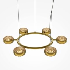 Люстра светодиодная потолочная Maytoni Mind 60 Вт 3000К 30 кв.м (MOD299PL-L60BS3K) - фото 3