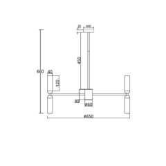Люстра потолочная Maytoni Memory G9 336 Вт 24 кв.м (MOD177PL-12G) - фото 3