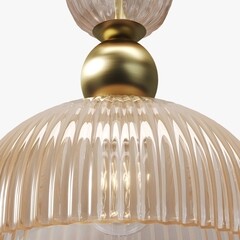 Светильник подвесной Maytoni Antic E27 60 Вт 6 кв.м золото IP20 (MOD302PL-01CG1) - фото 5