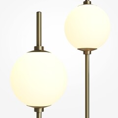 Торшер светодиодный Maytoni 12 Вт латунь 3000К IP20 (Z020FL-L12BS3K) - фото 5