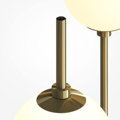 Торшер светодиодный Maytoni 12 Вт латунь 3000К IP20 (Z020FL-L12BS3K) - фото 6