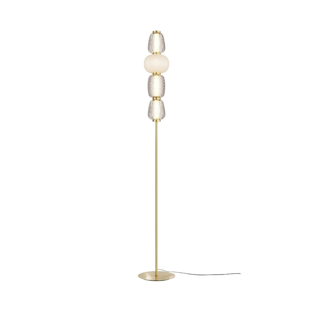 Изображение товара Светодиодный торшер Maytoni MOD267FL-L32G3K в стиле модерн с золотой арматурой 32 Вт 3000К