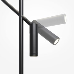 Торшер Maytoni E14 3 Вт черный 3000К IP20 (MOD230FL-01B) - фото 5