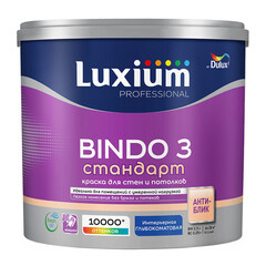 Изображение товара Краска интерьерная Dulux/Luxium Bindo 3 база BC бесцветная 2,25 л
