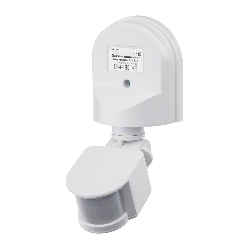 Изображение товара Датчик движения настенный Duwi DD-01 IP44 до 12 м белый